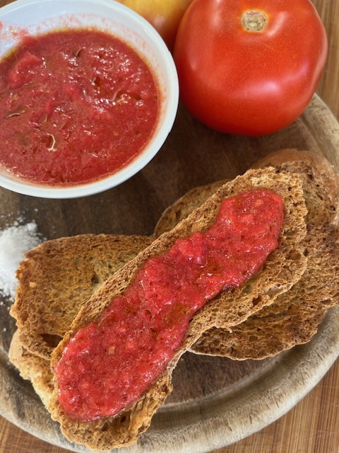 Pan con tomate,Tumaca o tomátiga | Cocimania